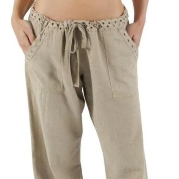 SITA ~new Organic Linen Mandy Pant /Lounge Pants - Picture 1 of 14